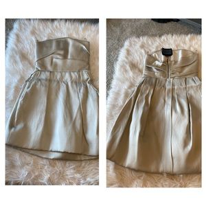 Lanvin Gold Mini Dress